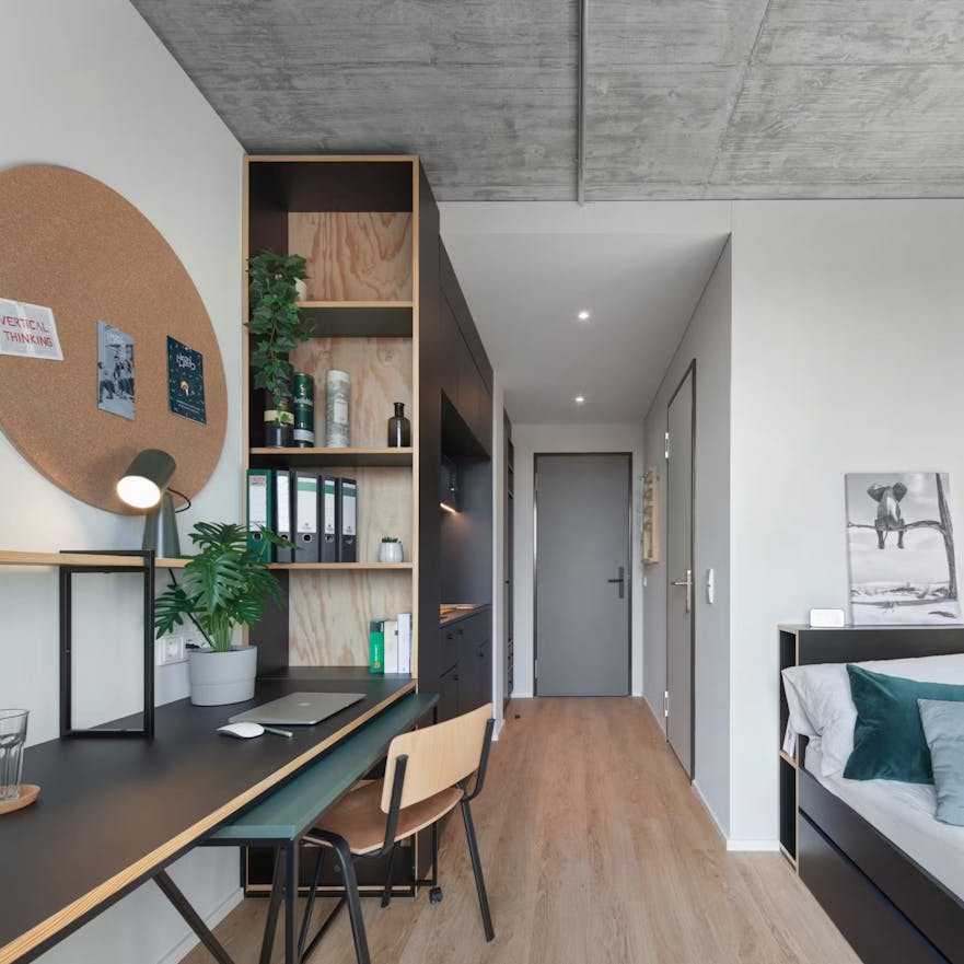 Studio for rent for €797 per month in Berlin, Büchnerweg